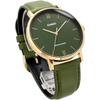 Casio MTP-VT01GL-3B Quartz Men's Watch Gold Green Leather Band Imported Model