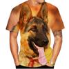 Men's T-Shirt Summer Casual 3D Print Tops Solid Color Short Sleeve Men's T-Shirt Pullover