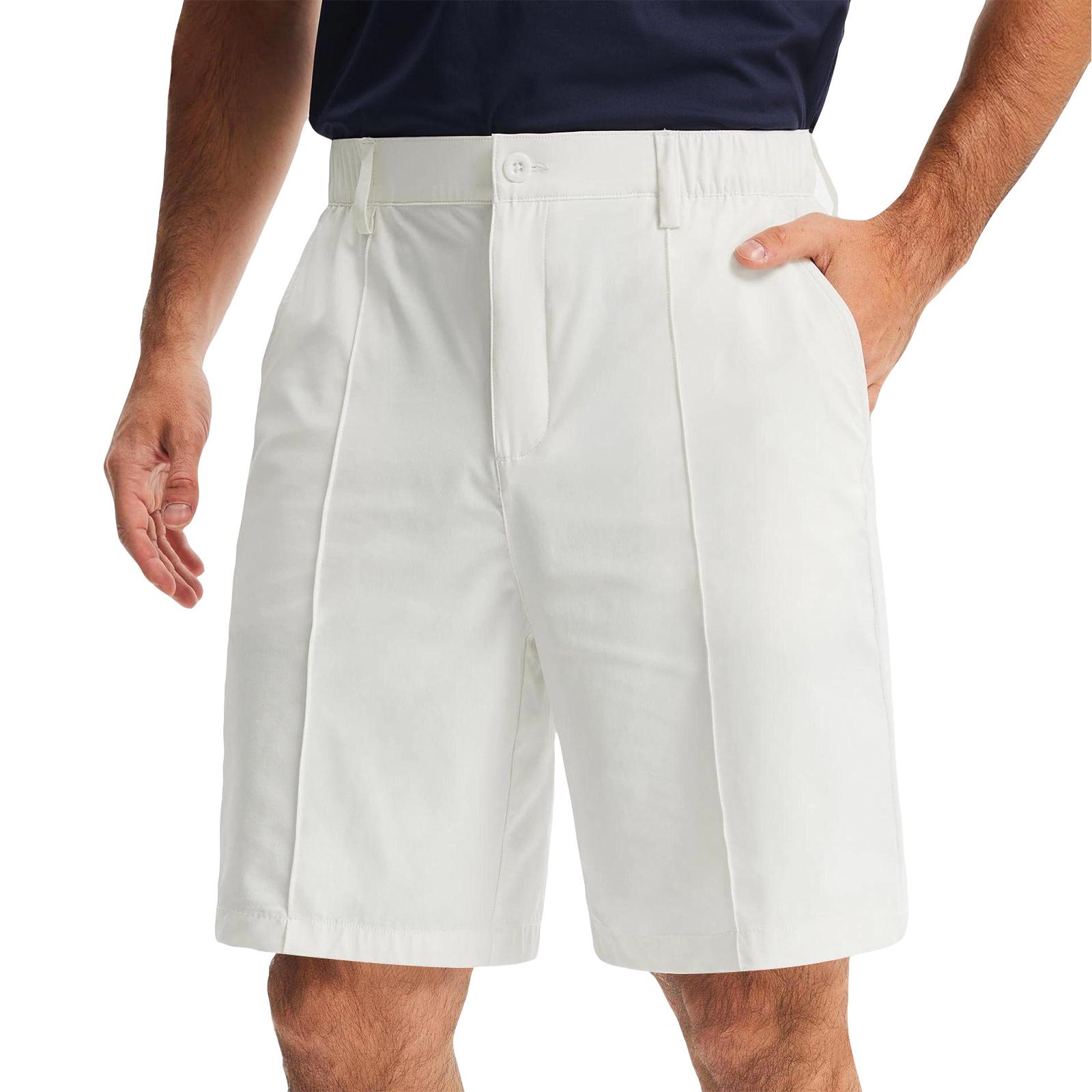 

Men s Golf Shorts Men s Elastic Waist Outdoor Sports Shorts 42 білий
