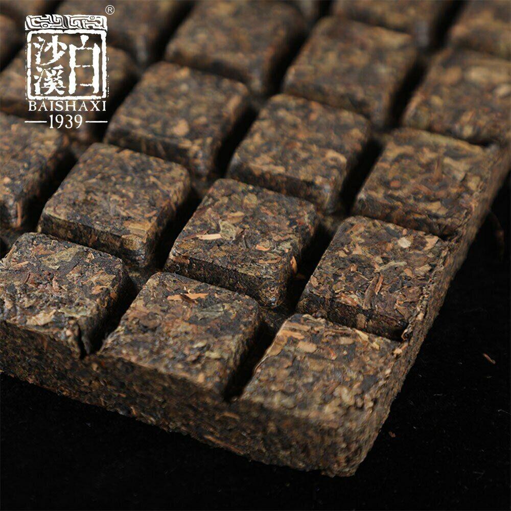 HE ZHUANG CHA 2018 China Anhua Baishaxi Instant Dark Tea Shortcut Brick Tea 450g