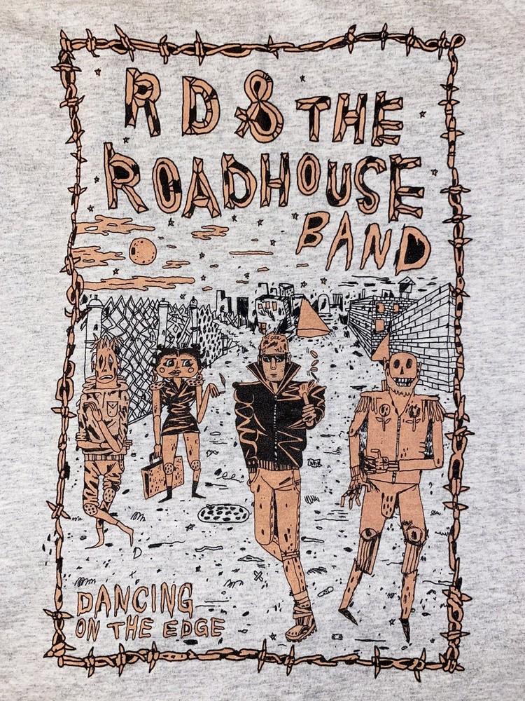 Винтажная футболка RYAN DAVIS & THE ROADHOUSE BAND Унисекс Концертная S до 5XL CM631 Унисекс Футболка L