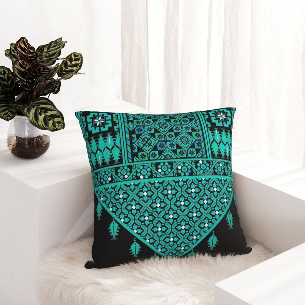 Palestinian Embroidery Tatreez Cross Design Pillow Cover Cushion Cover Pillow Case Funny Pillowcases For Sofa Home Decorative