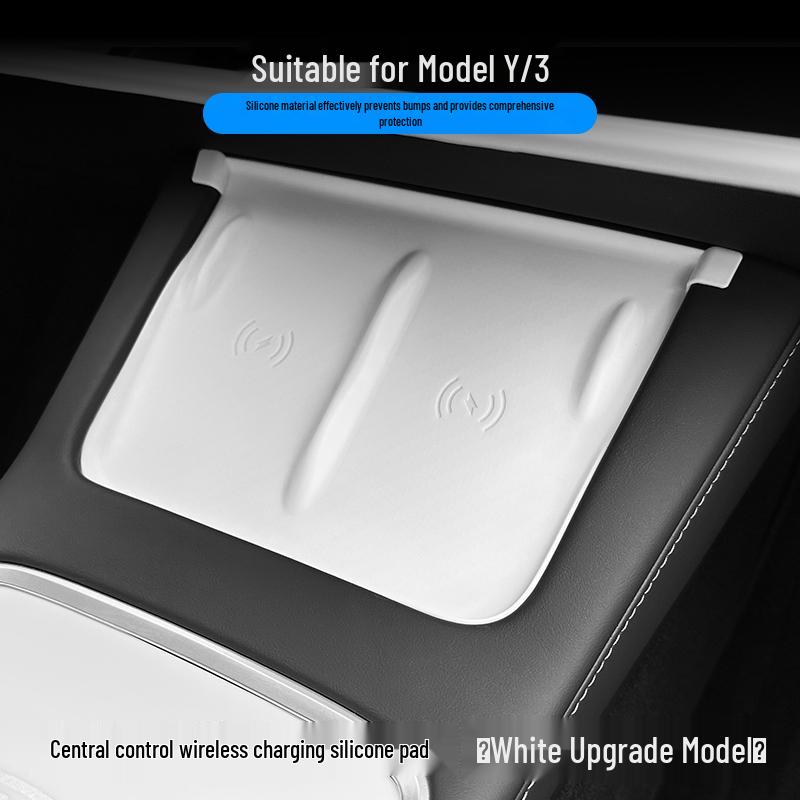 Tesla Model 3/Y Cup Holder Charger & Gear Shift Silicone Cover