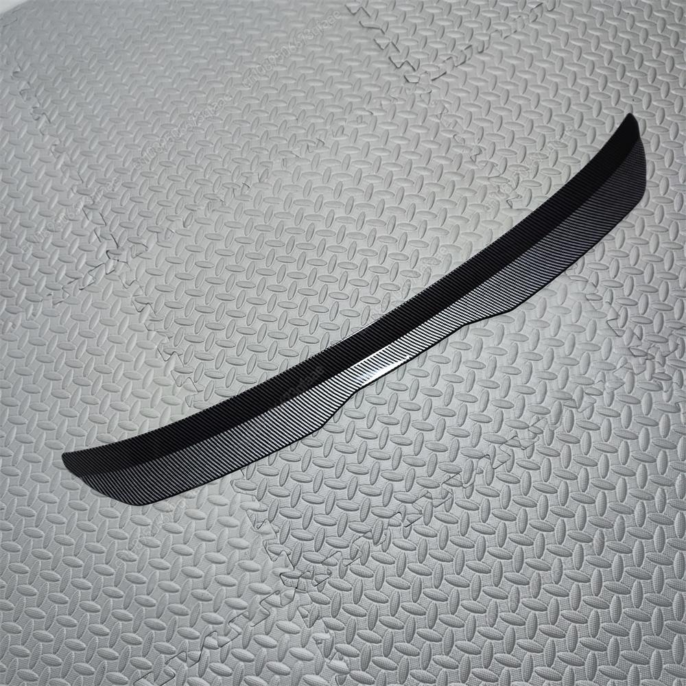 For Renault Clio MK5 Clio 5 2019-2025 Hatchback Car Rear Spoiler Cap Rear Trunk Boot Roof Lip Spoiler Tuning Bodykit Gloss Black
