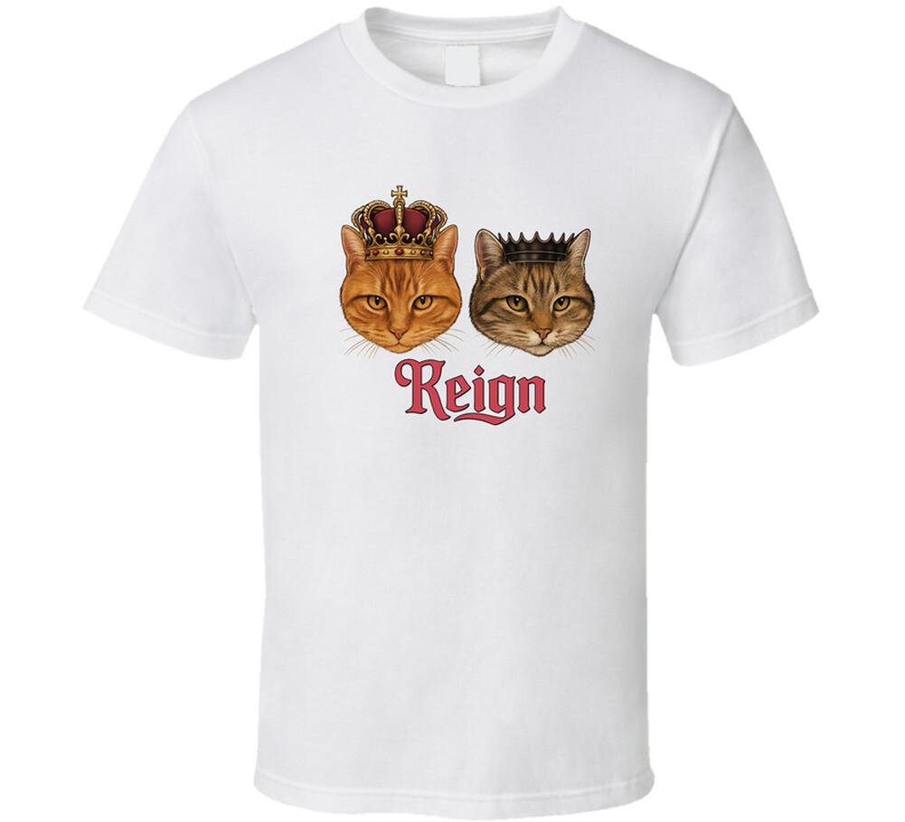 New Reign Paul Maurice Cats Crown T Shirt XXXL