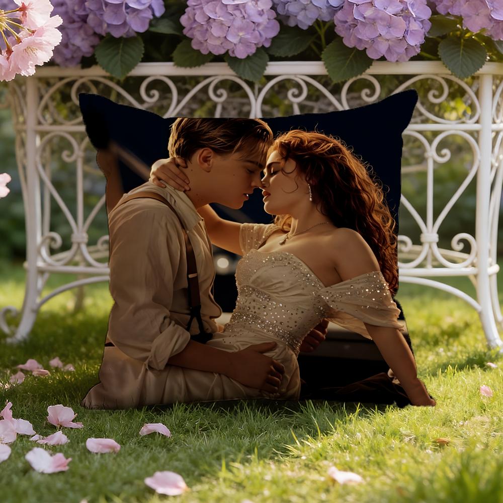 MovieTitanic Cushion Cover Home & Car Dual-Scene Pillow Cover: Reversible for Premium Comfort