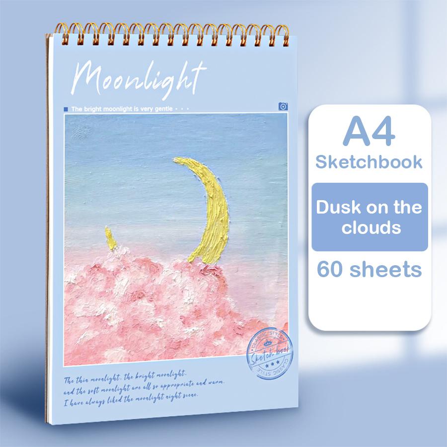 A4 Sketch Book Drawing Book Thickened Coil Drawing Paper Drawing Art Book Drawing Book Sketchbooks
