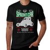 Sprint Car Racing Christmas TShirt Casual Basic Street Style TShirt
