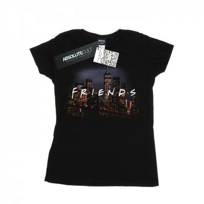 Camiseta feminina/feminina com logotipo Skyline de algodão