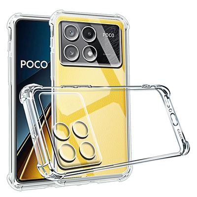 Transparente stoßfeste Handyhülle für Xiaomi Poco M3 Pro M5S M6 Pro Transparente Silikon Weiche TPU-Hülle für POCO M6 Pro Hüllen Poco M5S