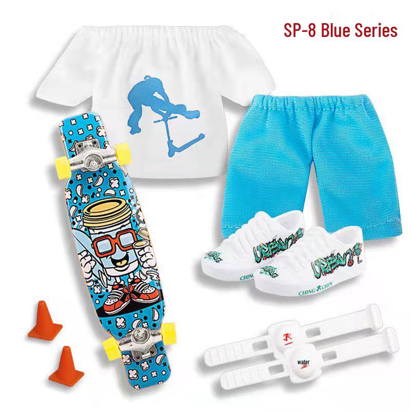 Mini Finger Shoes & Scooter Set with Finger Pants - Patent Protected, Authenticity Ensured