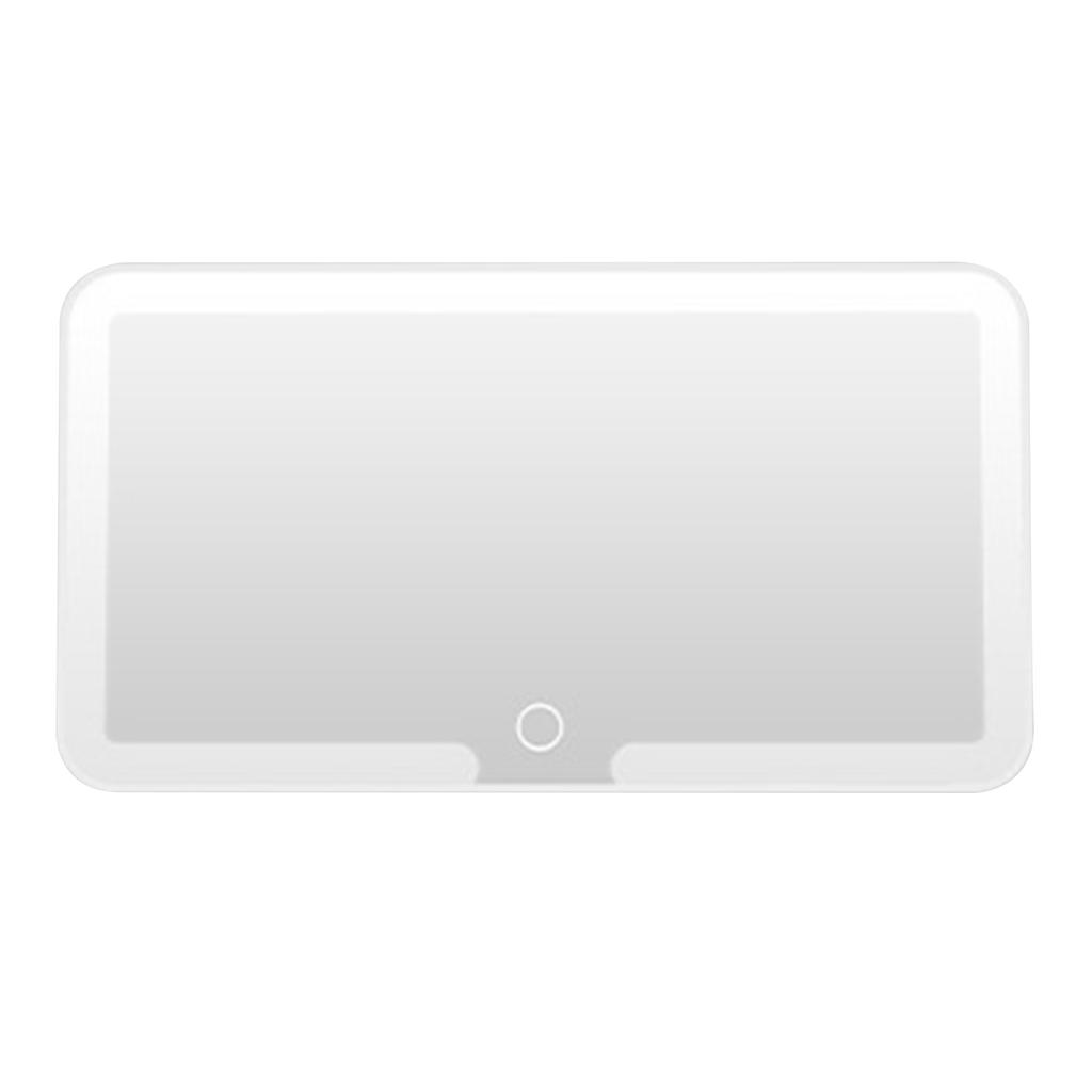 Car Interior Mirrors Sun Visor Plate LED HD Makeup Mirror for Girls Women Rechargeable Fill Light Universal Thin Vanity Mirror