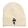 Knitted Hat For Men Women Warm Windproof Acrylic Embroidered Beanie For Winter Outdoor Activities