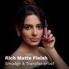 Pilgrim Liquid Matte Lipstick Pink Cuff 3g Transferproof Long Lasting Hydrating Lip Color for Women