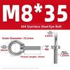 Heavy-Duty O-Ring Extended Bolts 304 Stainless Steel Lifting Bolts Eyelets  Lifting, Marine, Etc.