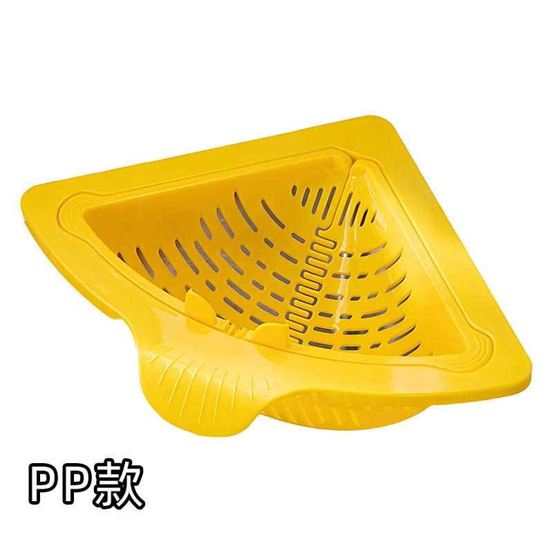 Sink Swan Drain Basket Household Magnetic Kitchen Vegetable Washing Multi-functional Pool Triangular Plastic Water Filter Rack