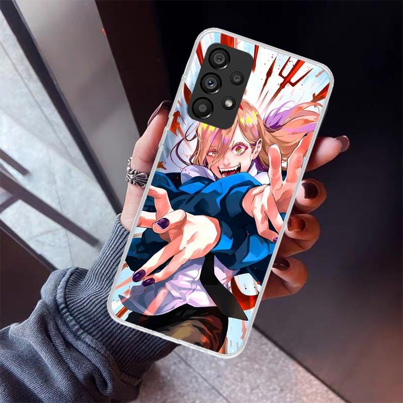 

C-Chainsaw Mans Power Phone Case For Samsung Galaxy A17 A57 A37 A16 A26 A36 A56 A15 A25 A35 A55 A14 A13 A54 A53 A34 A24 A33 A23 Samsung A13 5G