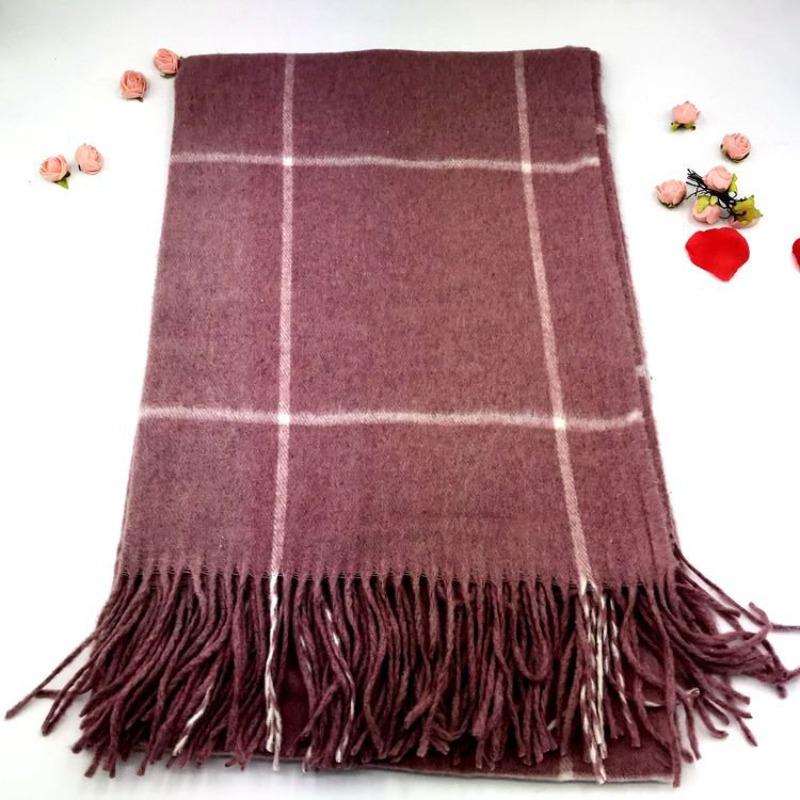 Autumn and winter new plaid wool shawl, warm fashion thickened scarf women, sweet multi-colored shawl