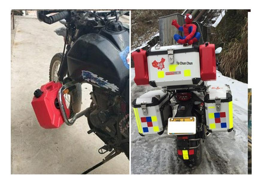 3L Plastic Fuel Tank & Gasoline Can for Car/Motorcycle Travel