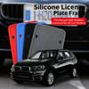 Silicone License Plate Holder, US Standard License Plate Frame, Waterproof US Canadian License Plate Holder Plate Protection