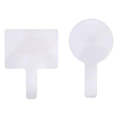 10Pieces Handheld Double Side Answer Paddles Small Whiteboards Erasable Signs Auction Paddles for Office Classroom