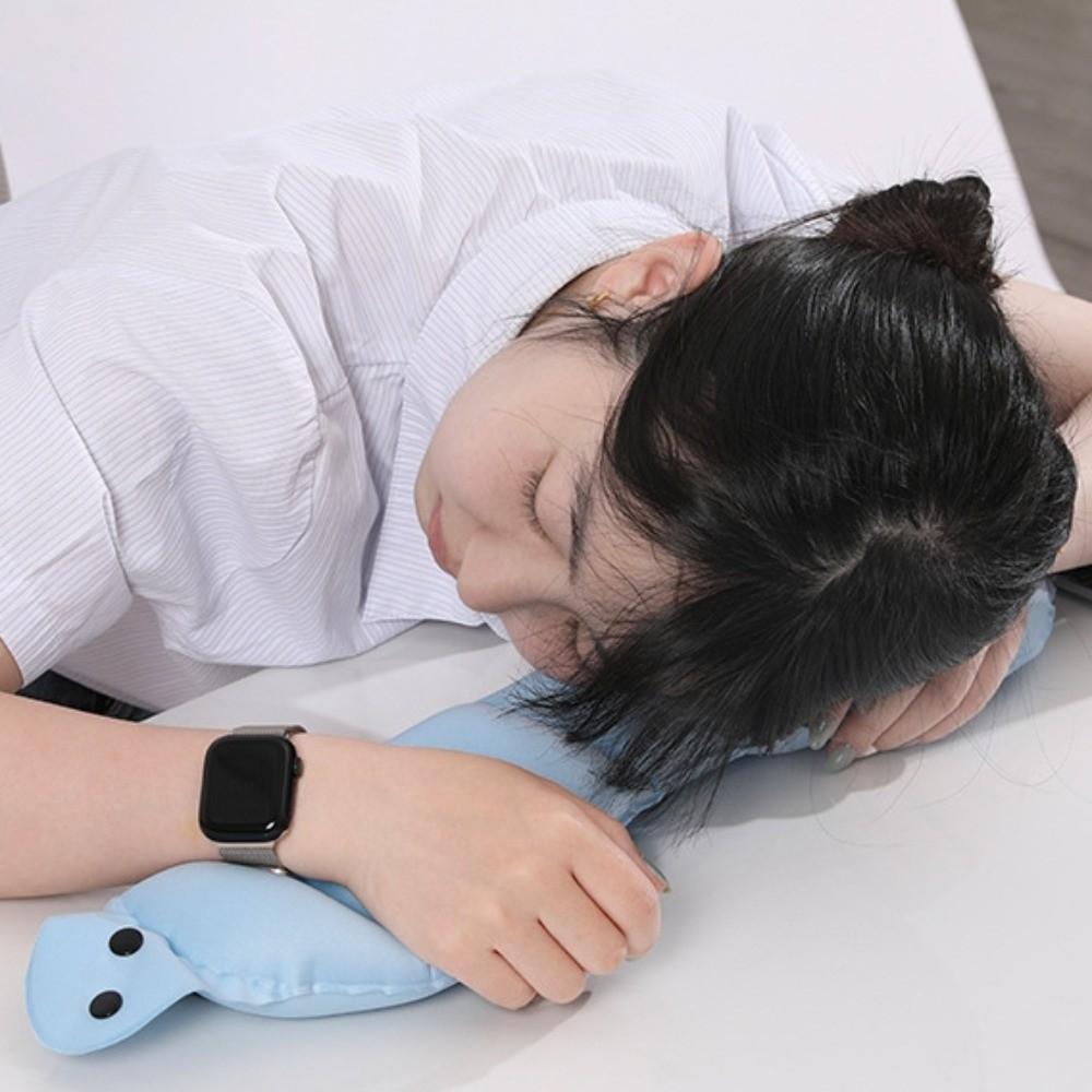 Portable U-shaped Neck Pillow Mini Comfortable Inflatable Travel Pillow Milk Fiber Lightweight Ring Neck Pillow