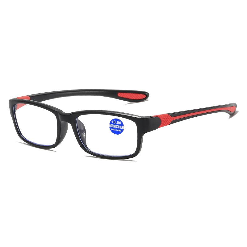 3PCS TR90 Anti Blue Light Reading Glasses Men Business Ultralight Sport Presbyopia Computer Eyewear +1.0 To +4