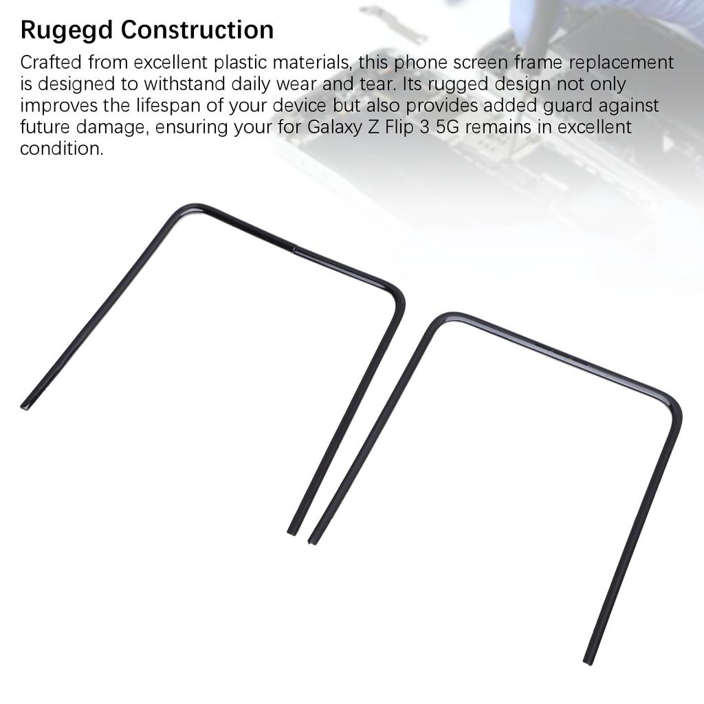 Substituição da Moldura da Tela do Smartphone Moldura da Tela do Telefone LCD com Ferramentas de Reparo para Galaxy Z Flip 3 5G F711