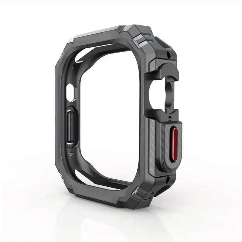 2 In 1 TPU Case for Apple Watch 41mm 45mm 40mm 44mm 49mm Hollow Shockproof Bumper Protector Cover for iWatch Ultra 9 8 7 6 5 SE