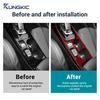 For Peugeot 208     2024 2025 Real Soft Carbon Fiber Sticker LHD RHD Car Manual Automatic Gear Shift Panel Trim