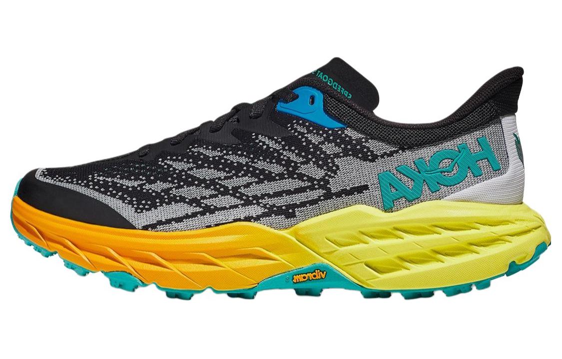 HOKA ONE ONE Speedgoat 5 Black Evening Primrose 1123157-BEPR 45