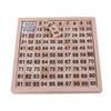 Magnetic Montessori Math Board: 1-100 Consecutive Numbers Educational Toy for Kindergarten