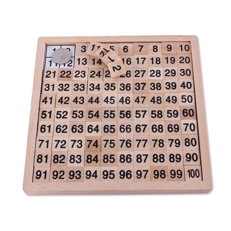 Magnetic Montessori Math Board: 1-100 Consecutive Numbers Educational Toy for Kindergarten