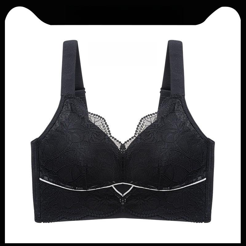 

Latex Bra Women s Thin Underwear Undergarment Undergarment Adjustable Bra Push Up Bra 34/75B чорний