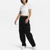 New Nike Sportswear Essential Women's Slim-Fit Crop T-Shirt White FB2874-100