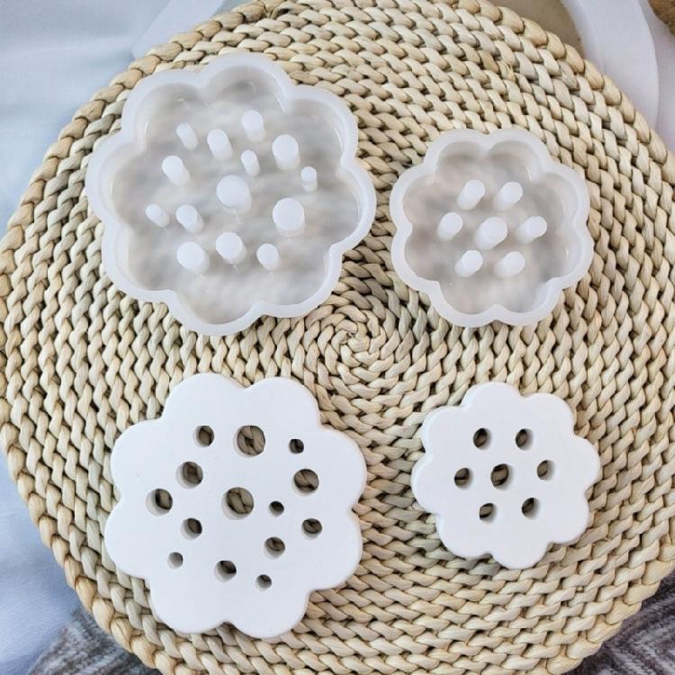 Round Resin Molds for DIY Craft Makig Flower Arrangement Holder Stem Holder