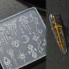 European Retro Baroque 3D Nail Art Silicone Mold - High Transparency for Autumn/Winter