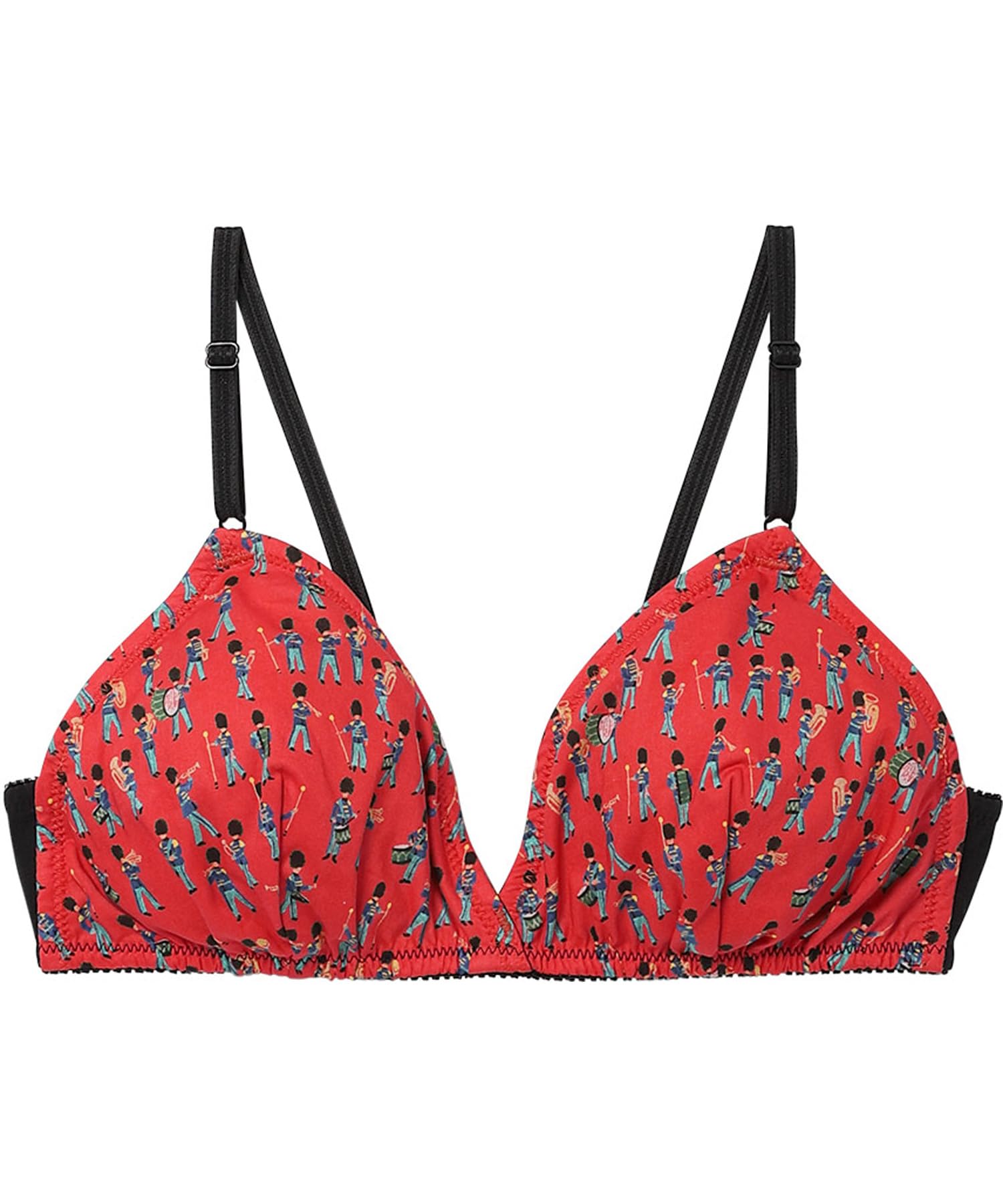 

Unnanacool Wireless Bra, Cotton Blend (Back and Cup Inner Side), Made with Liberty Fabric, Triangle Wireless Bra, LB1080, Women s, RE