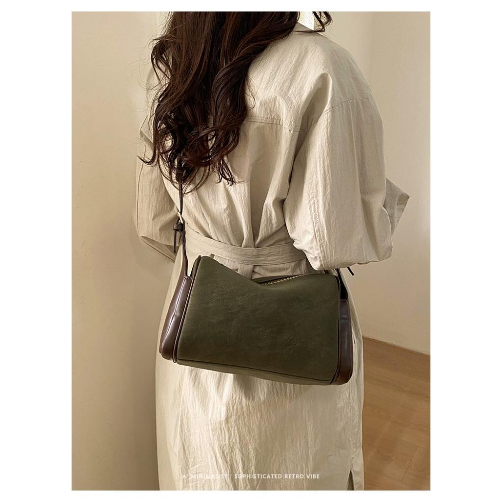 Xeie Thuk Crossbody Handbag Women PU Adjustable Strap Daily Casual