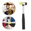 25mm Size Soft Mallet Rubber Material Plastic Mallet Double Faced Hammer  Home Decoration