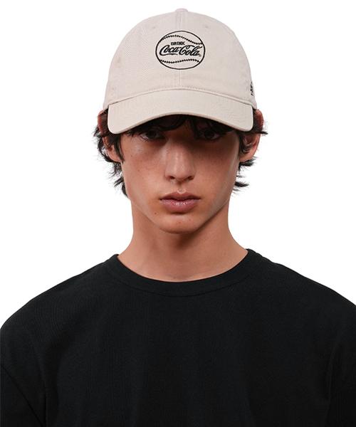 Amelikannideul Coca-Cola Baseball Mark Ballpark Cap - Stone