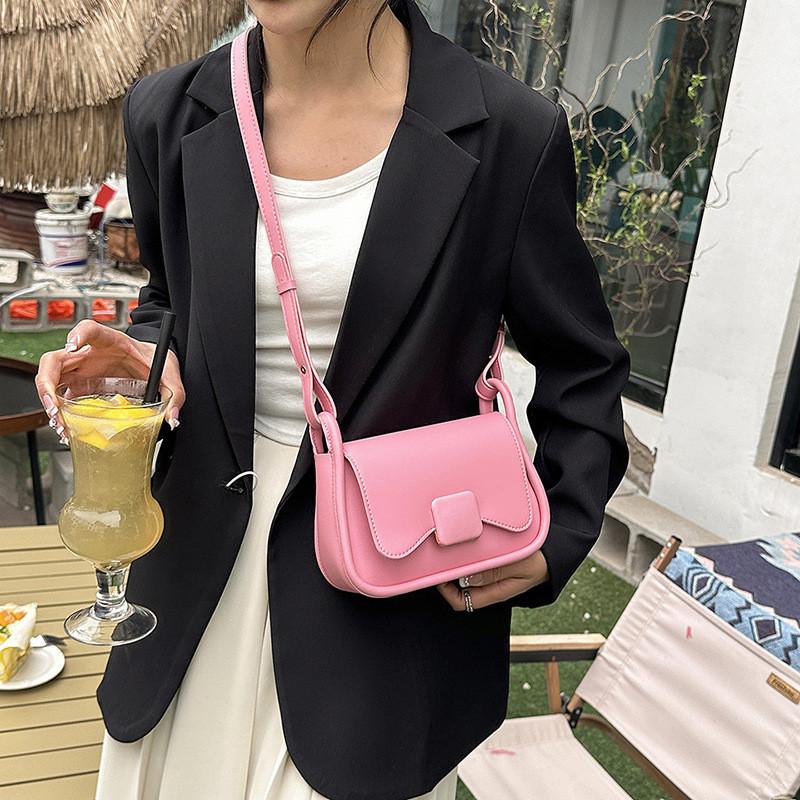 Fashionable Casual Commuter Small Square Bag 2023 Summer New Trendy Women's Shoulder Bag