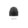 yiooskl 10pcs M6 M8 M10 M12 Bolt Nut Protective Cap Hex Tool Kit Cover, Black/M12/18mm