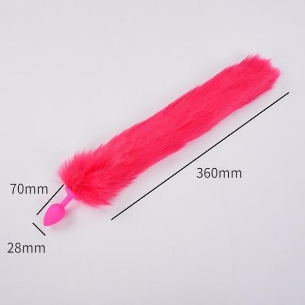 Red Fox Tail Performance Props Ornament Party Decoration
