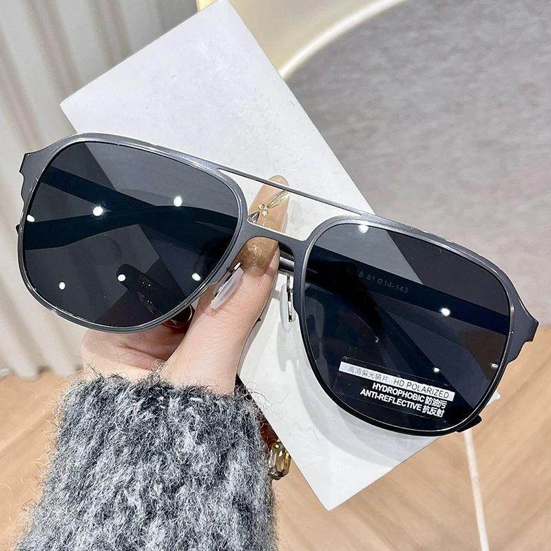 new double beam polygon pilot sunglasses for men high quality UV protection DS-9518