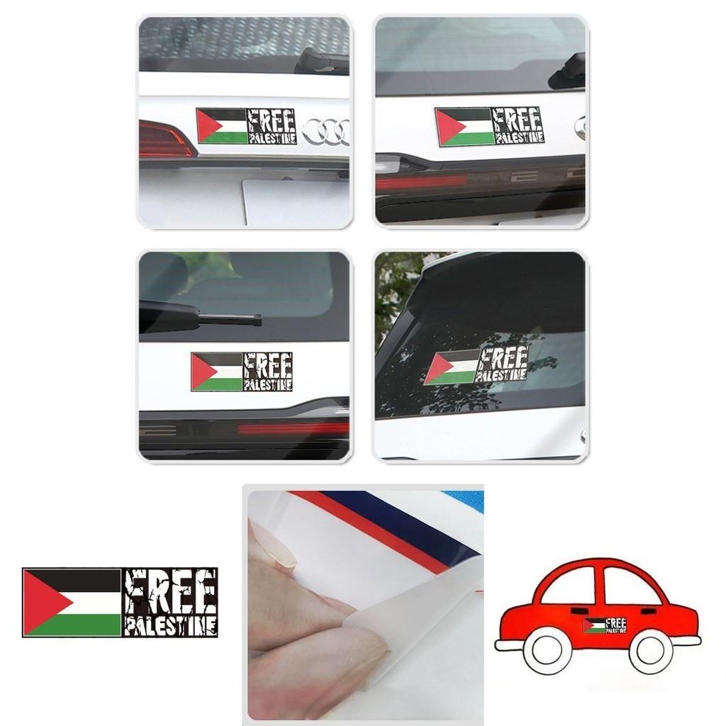Wholesale Car Body Sticker Anti-war Palestine Flag Design Stick-on Decal For Vehicles