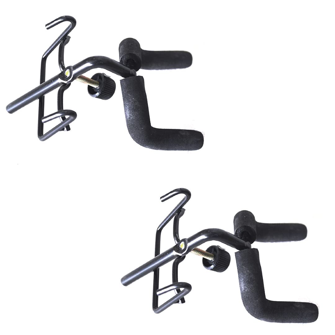 

RYOHIN Lab. Guitar Hanger, Net Cover, Hooks, Wall-Mounted Holder, Display, Set of 2