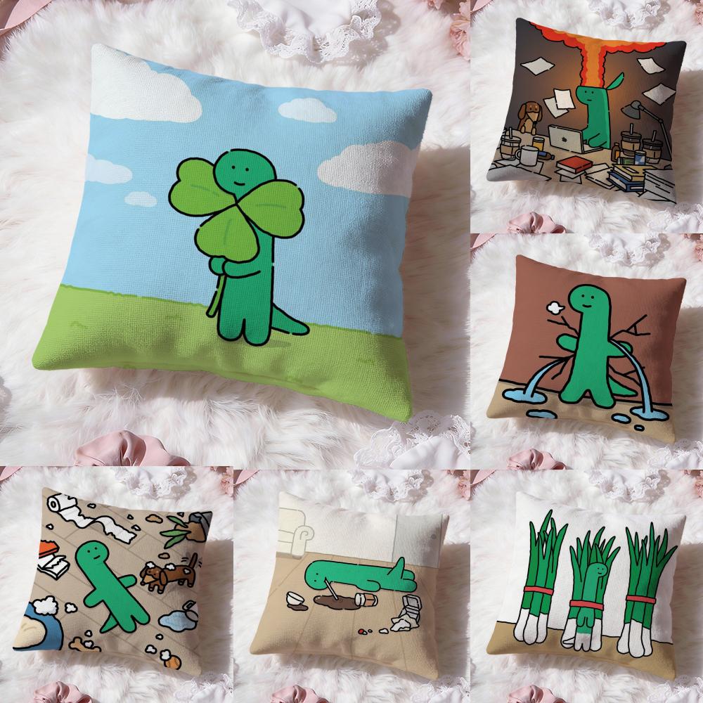 Cartoon Art Joguman Cushion Cover Premium Comfort Reversible Pillow Cove -Two in One Design for Any Room & Car Interior
