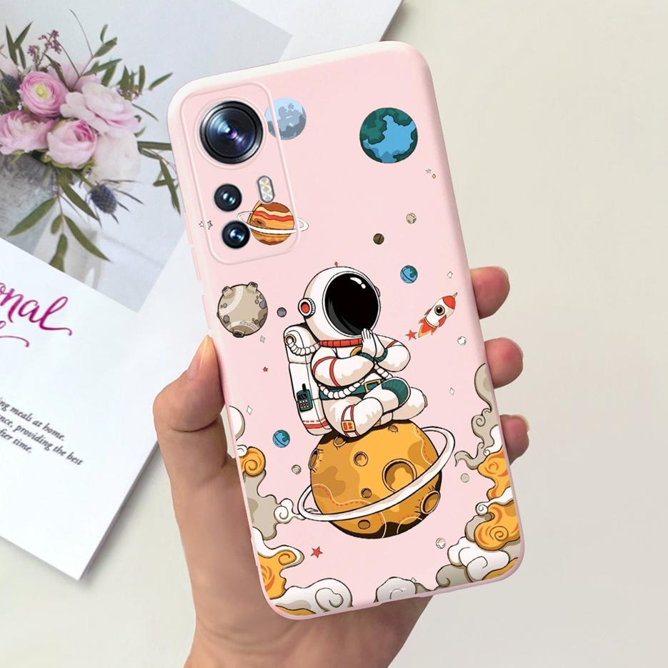 For Xiaomi Mi 12 Lite 5G Case Cute Fashion Cartoon Cover Soft Silicone Phone Case For Xiaomi Mi 12 12X Mi12 Pro 5G Fundas Bumper