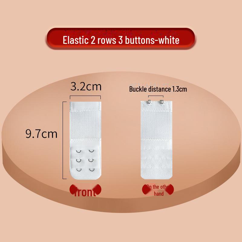 Extensie elastică pentru sutien cu cataramă din oțel inoxidabil - 2x3, 3x3, 4x4 rânduri